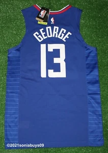 Camiseta deportiva de baloncesto auténtica tejida por vapor de Nike para hombre GEORGE NBA LA LA, 44, 56 - Imagen 1 de 11