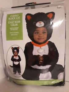Cuddly Black Cat Costume (6-12 Months) | Multicolor | 3 Pc. - Picture 1 of 6