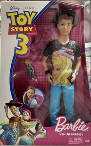 Muñeca Ken Loves Barbie Toy Story 3 Disney Pixar con llavero Barbie, 2009 - Imagen 1 de 5