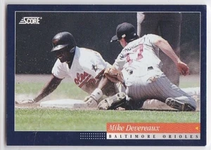 M) 1994 Score Baseball Trading Card - Mike Devereaux #386 - Picture 1 of 2