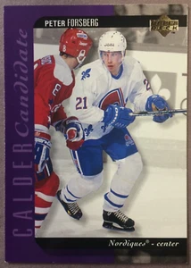 1994-95 Upper Deck Calder Candidate #528 Peter Forsberg Quebec Nordiques - Picture 1 of 1