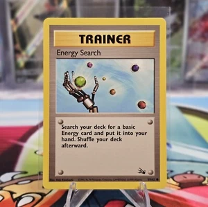 Energy Search 59/62 Pokemon Fossil Unlimited Vintage 1999 WOTC LP - Foto 1 di 2