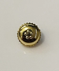 Reloj Eterna Swiss Relleno de Oro Corona 5.4mm X 4.7mm Hombre Mujer Vástago Dividido - Imagen 1 de 7