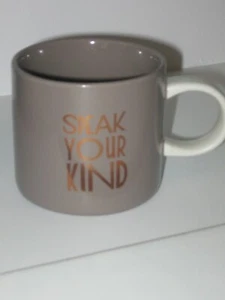 New 2017 Starbucks Speak Your Kind Porcelain Coffee Tea Cup Mug 12 Ounces - Picture 1 of 6