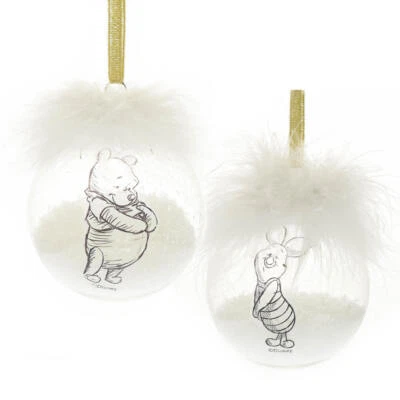 Disney Gifts - Collectible Christmas Bauble Set: Pooh & Piglet - image 1 of 4