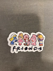 80's Characters Friends Sticker 3"  - Picture 1 of 1
