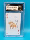 Pokémon Playing Card 1999 Japan Lugia Silver 6 of Diamonds Tauros 128 CGC 10