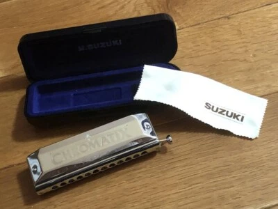 Suzuki SCX-48 Chromatix Series Harmonica C 12 Hole JAPAN w/BOX - Image 1 of 4