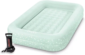66810EP Inflatable Kidz Travel Bed Set: Includes Hand Pump and Carry Bag – Remov - Picture 1 of 12