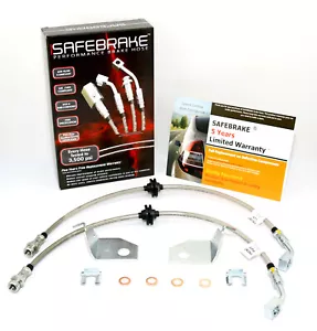 Commodore VT,VX,VY,VZ (Front LH & RH Hoses) brake upgrade -SAFEBRAKE Performance - Picture 1 of 11