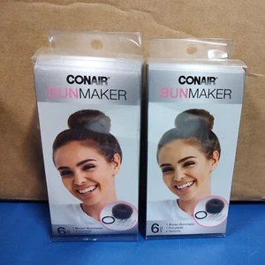 2 Pack Conair Bunmaker, 6 Ct - Picture 1 of 3