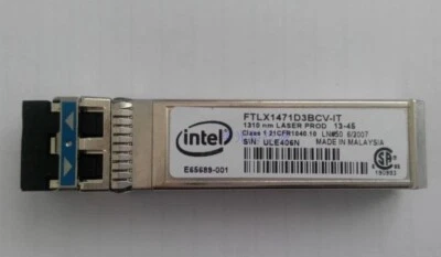 Intel FTLX1471D3BCV-IT SM Transceiver module For X520-DA2,E10GSFPLR,X520-DA1 - Bild 1 von 3