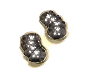 925 Sterling Silver Mid Century Modern Mexico Large Clip On Earrings 10% off - Picture 1 of 8