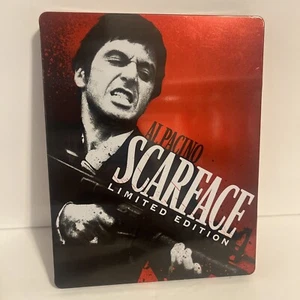 SCARFACE Limited Edition Steelbook/ Collectible Art Cards (Blu-Ray) Al Pacino - Picture 1 of 6