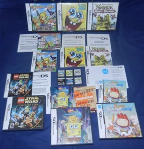 DS; Drawn to Life, Bob Esponja Verdad o Cuadrado y Atlántida, Shrek, LEGO Star Wars + - Imagen 1 de 5