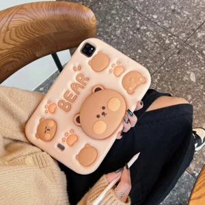 For iPad Pro 10th 9th 8th 12.9'' 6 5 Gen 11''protectora antigolpes Bear case - Picture 1 of 8
