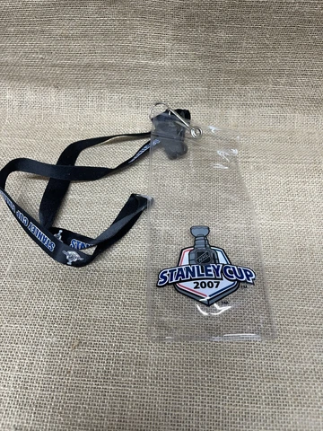 NHL Stanley Cup Final 2007 Lanyard Ticket Holder Cover