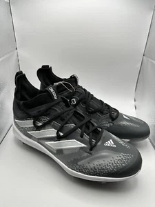 Adidas Adizero Afterburner NUEVO CON ETIQUETAS Bajo Negro Blanco Gris Para Hombre Talla 8 - Imagen 1 de 6