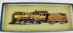 PFM Northern Pacific HO Scale Brass S4 4-6-0 Steam Locomotive and Tender - Picture 1 of 3