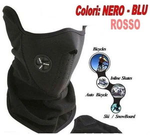MASCHERINA FACE MASK SCALDACOLLO SOTTOCASCO BANDANA MOTO SCOOTER ** OCCASIONE ** - Picture 1 of 4