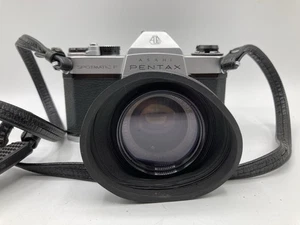 Working Pentax Spotmatic F 35mm Film Camera With SMC Takumar 55mm f1.8 New Seals - Picture 1 of 5
