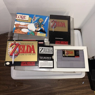 The Legend of Zelda: A Link to the Past (Nintendo SNES, 1992) CIB 90% complete - Image 1 of 4