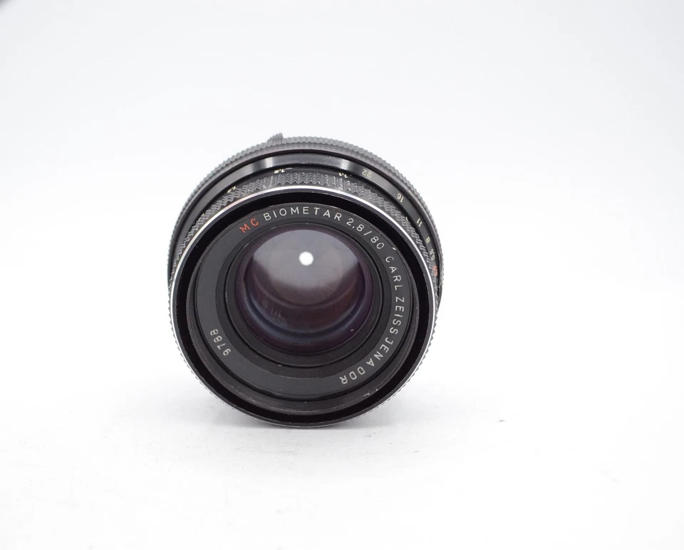 Lente Zeiss Jena DDR 80 mm f/2,8 Biometar MC para Exakta 66, sistema Pentacon 6 Foto 1 de 4