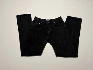 Versace Jeans Couture Ittierre Spa Black Denim Vintage Actual Size 28x30 - Picture 1 of 7