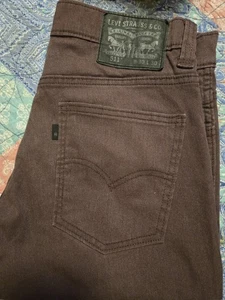Levi's 511 Plum Straight Skinny Jeans Men's Size 30x30 Stretch Black Label - Picture 1 of 4