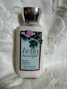 BATH & BODY WORKS Hello Beautiful DAILY NOURISHING BODY LOTION 8 FL OZ - Picture 1 of 2