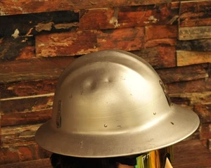 Vintage ED Bullard Full Brim Aluminium Hard Hat Hard Boiled Schutzhelm - Bild 1 von 12