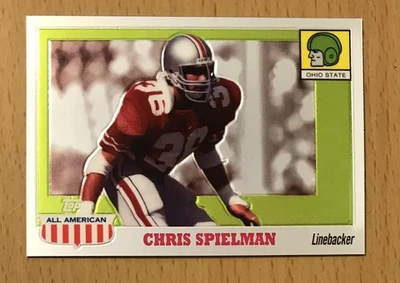 2005 TOPPS ALL-AMERICAN CHROME #087/555 CHRIS SPIELMAN OHIO STATE BUCKEYES - Image 1 of 2