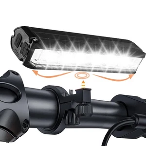 Waterproof Super Bright LED Bike Light USB Rechargeable Bicycle Front Headlight✔ - Picture 1 of 18