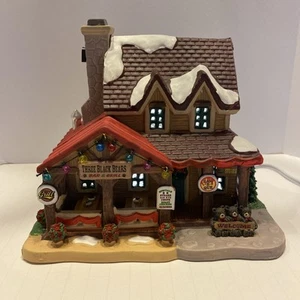 Lemax Vail Village Three Black Bears Bar & Grill Lighted Building 6.5” READ - Picture 1 of 15