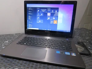 Samsung QX411 computer portatile 14" Intel Core i5 2,4 GHz 6 GB mem. 250 HD DVD Win 10 - Foto 1 di 12