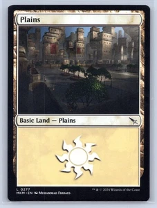 Magic the Gathering Plains (0277) L Murders at Karlov Manor 277 NM - Picture 1 of 2