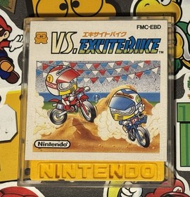 Vs. Excitebike Famicom Disk System Japan Import US Seller TESTED Excite Bike