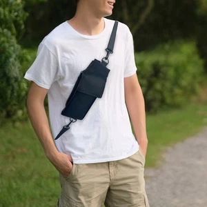 600d Oxford Cloth Bag Phone Adjustable Crossbody Armband Holder for Women Kids - Photo 1 sur 11