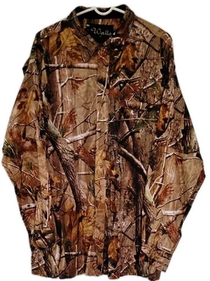 Walls Camo Shirt Mens 2XL Realtree Vented Button Up Hunting Long Sleeve  - Image 1 of 4