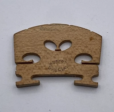 Vintage Aubert Special 4/4 Violin Bridge Fitted - Image 1 of 3