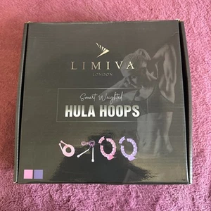 Limiva London Smart Weighted Hula Hoop Pink/Purple 24 Detachable Knots For Adult - Picture 1 of 2