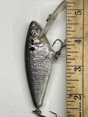 Винтажная приманка Bagley's Crankbait. Латунная центральная вешалка. - Изображение 1 из 4