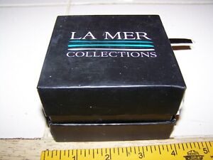 La Mer Collections Women's BLACK/SILVER/GUNMETAL Double Wrap Watch BRAND NEW
