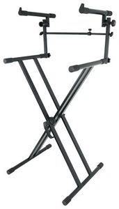 Teclado Rockville RKS42X de 2 niveles o soporte para DJ compatible con Dave Smith Instruments Pro 2 - Imagen 1 de 11