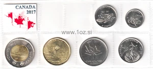 CANADA SET 2017 - 6 Commem. coins ( 5, 10, 25, 50 CENTS + 1, 2 DOLLARS ) UNC - Picture 1 of 5