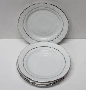 (Lot of 4) HEREND Platinum Edge Bread & Butter Plate Plates Excellent Conditon! - Picture 1 of 15