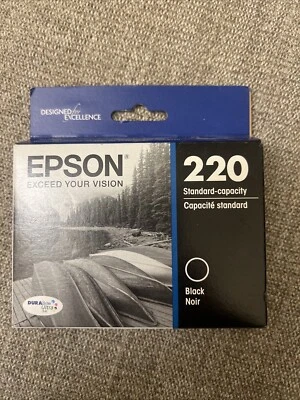Epson 220 (T220120) Durabrite Ultra Black Ink Cartridge - Image 1 of 4