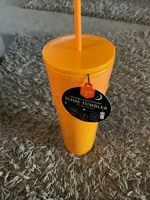 Nuevo con etiquetas Vaso de limo de gran capacidad de cocina con núcleo naranja 24 OZ 709 ml Foto 1 de 4
