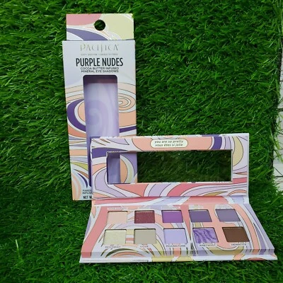 PACIFICA PURPLE NUDES - Cocoa Butter infused mineral eyeshadow palette - .24oz - Image 1 of 4