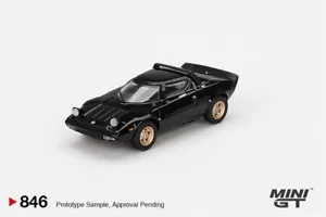 MINI GT 1:64 Lancia Stratos HF Stradale Nero Diecast Model Car - Picture 1 of 3